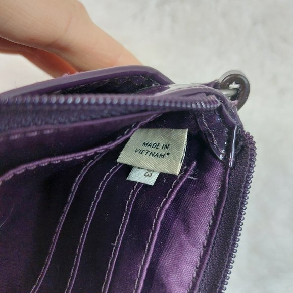 Coach Purple Wristlet Clutch - Picture 5 of 9